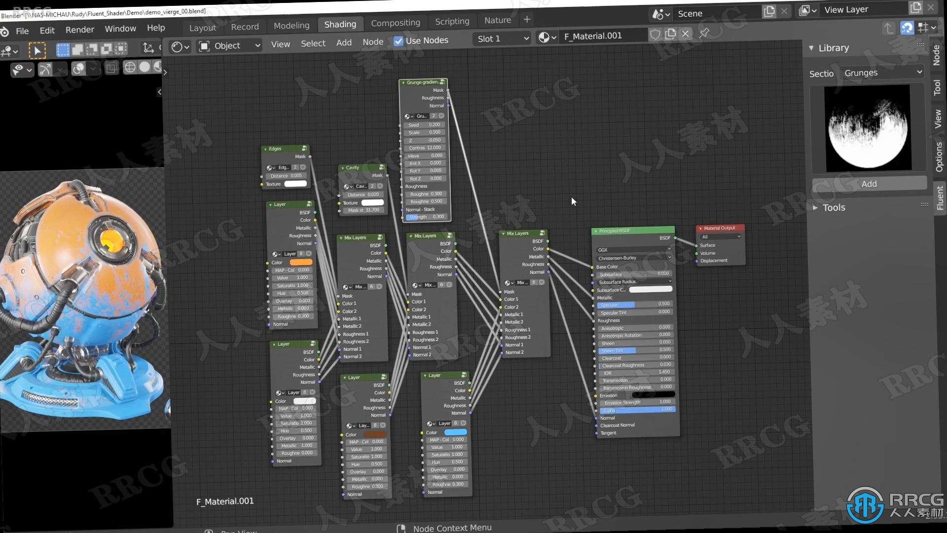 Fluent Materializer自定义纹理材质库Blender插件V1.3.2版