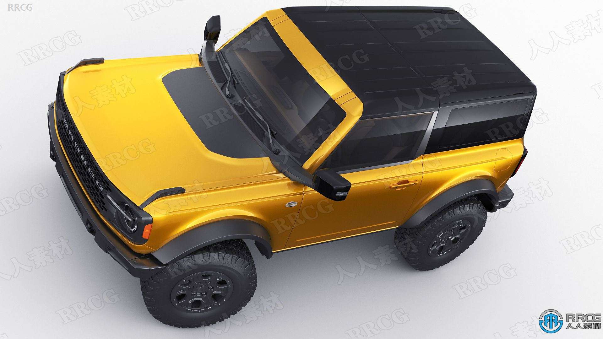 福特烈马越野吉普车Ford Bronco SUV汽车3D模型合集