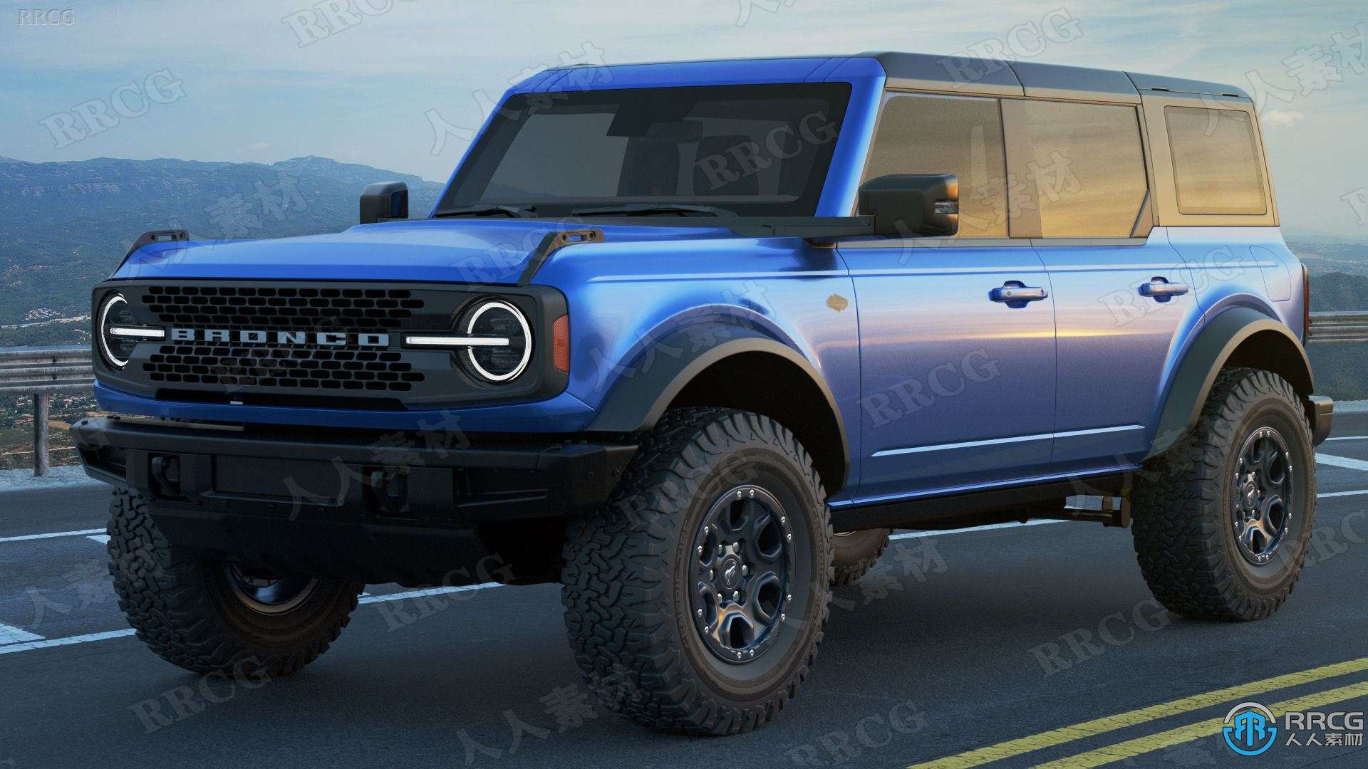 福特烈马越野吉普车Ford Bronco SUV汽车3D模型合集