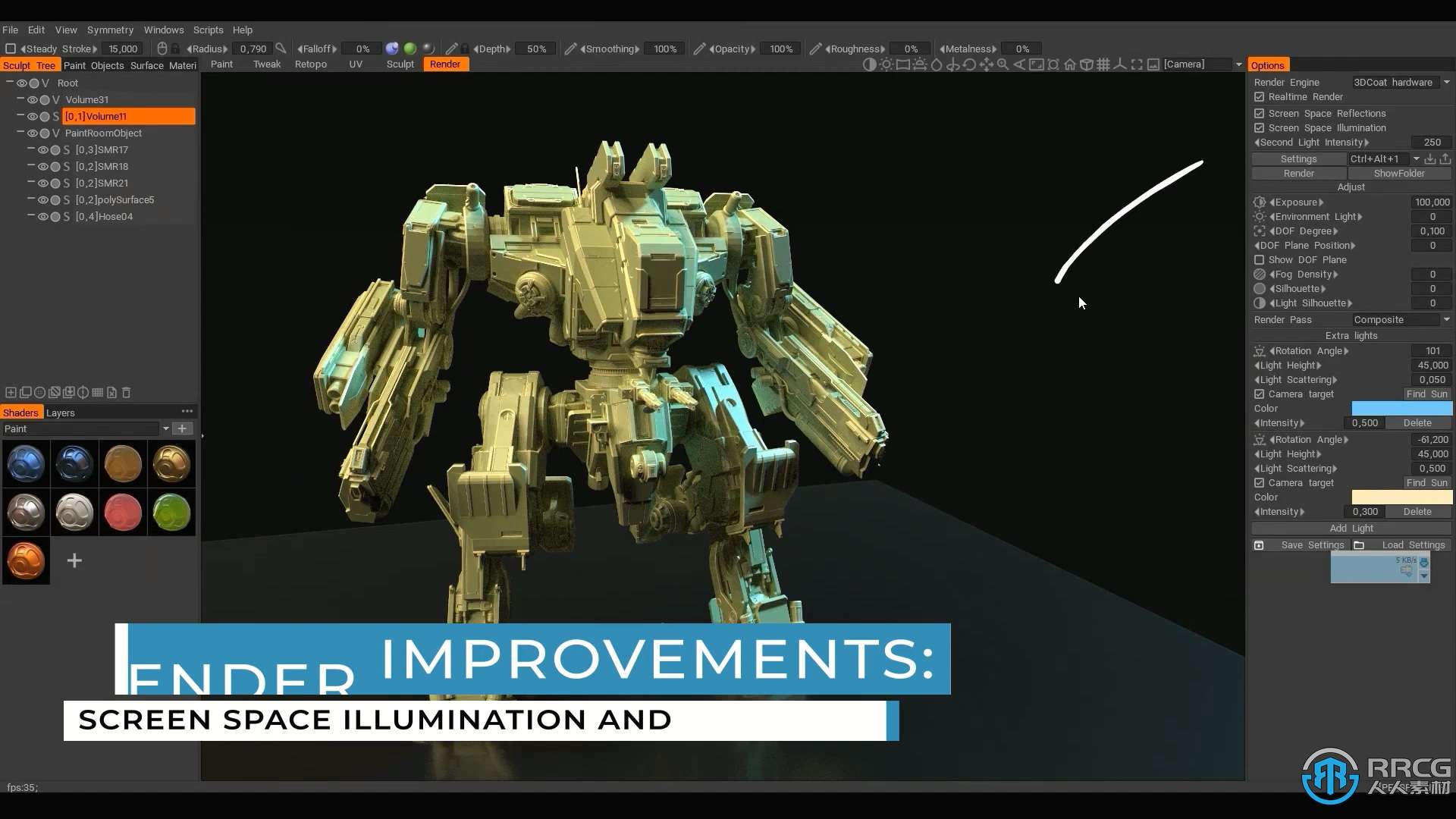 Pilgway发布了3DCoat 2021版软件 全面修改了界面和引擎