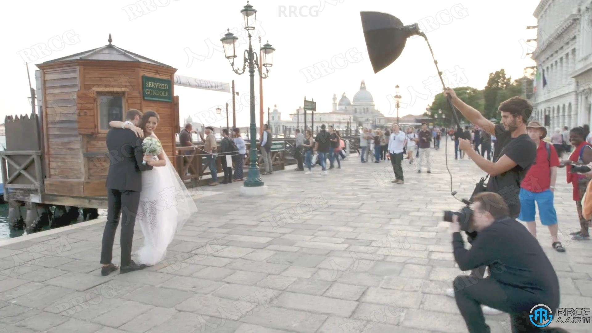 浪漫婚纱摄影不同场景光线调节拍摄技巧视频教程