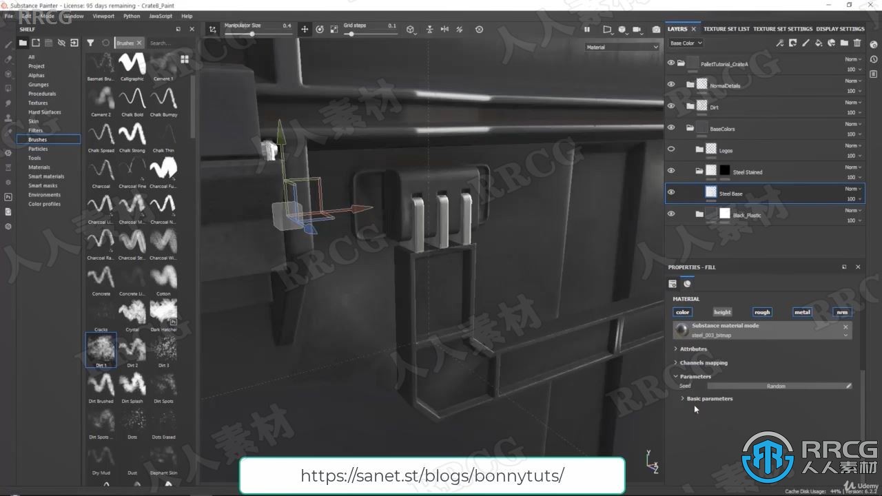 Blender和Marmoset军事游戏素材资产完整制作视频教程