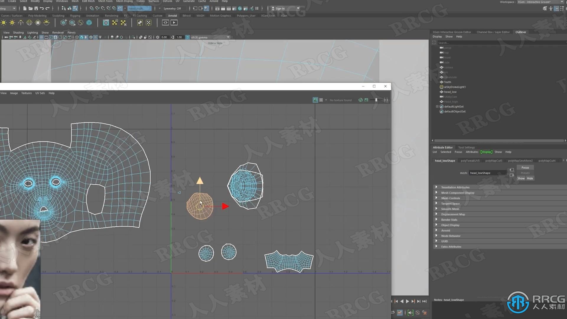 Zbrush逼真角色创建立体模型全流程视频教程