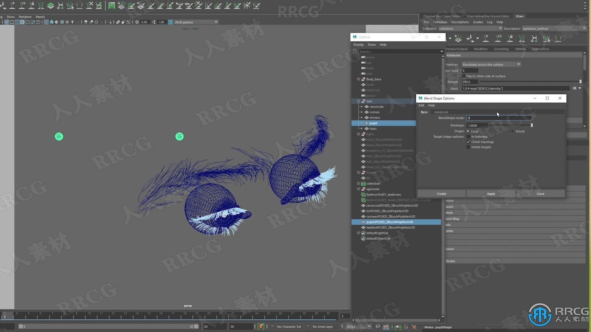 Zbrush逼真角色创建立体模型全流程视频教程