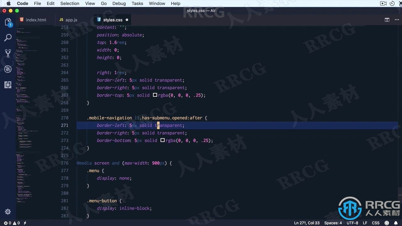 CSS桌面到移动导航模式实用工具视频教程