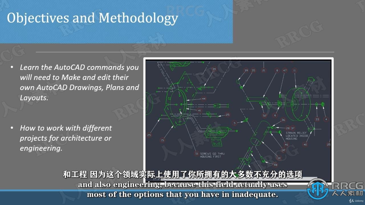 【中文字幕】AutoCAD制作工程平面图完整课程视频教程