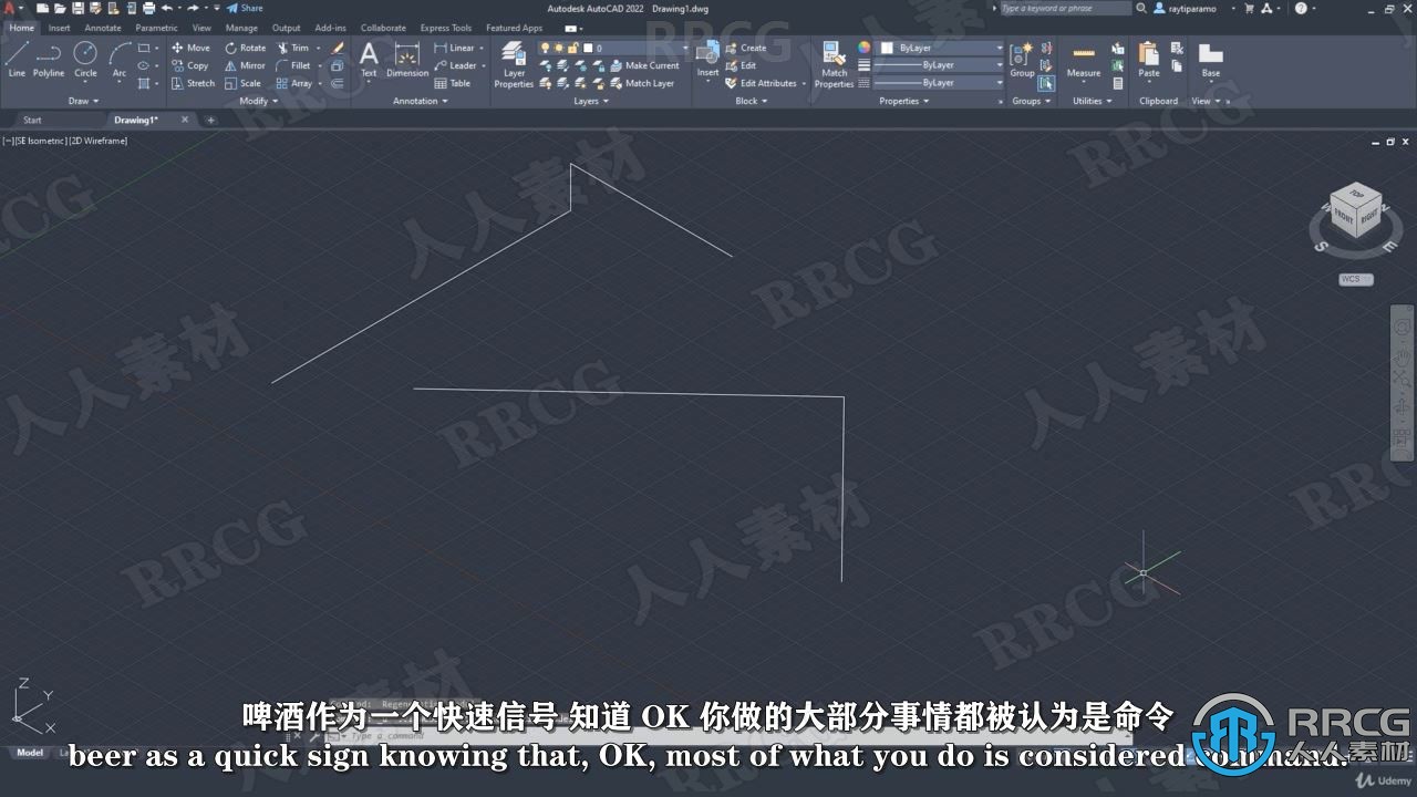 【中文字幕】AutoCAD制作工程平面图完整课程视频教程