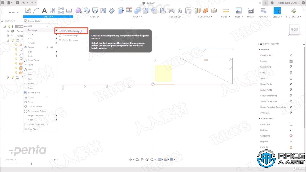 Autodesk Fusion 360 基本建模技术工作流程视频教程