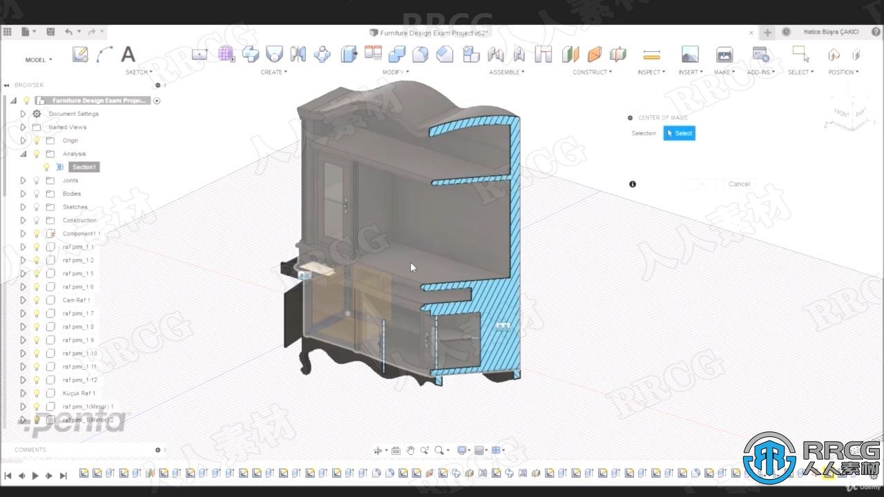 Autodesk Fusion 360 基本建模技术工作流程视频教程