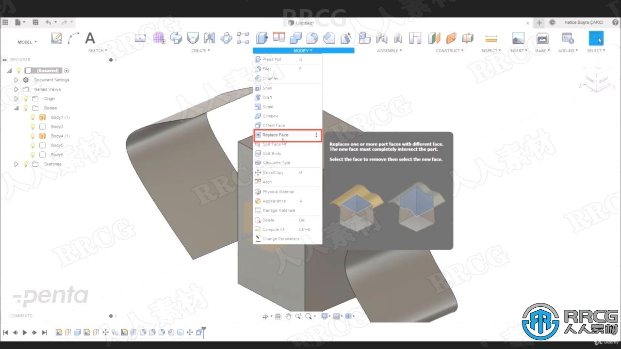 Autodesk Fusion 360 基本建模技术工作流程视频教程