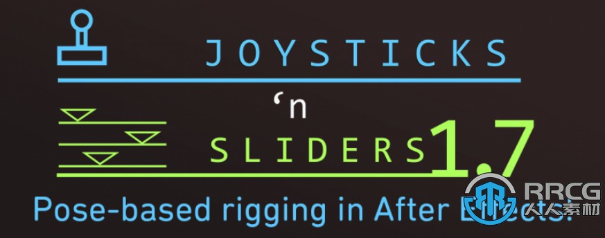 Joysticks n Sliders角色动作关键帧动画AE插件V1.7.1版