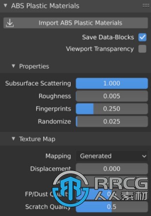 Abs Plastic Lego Materials逼真乐高塑料材质Blender插件V3.0版