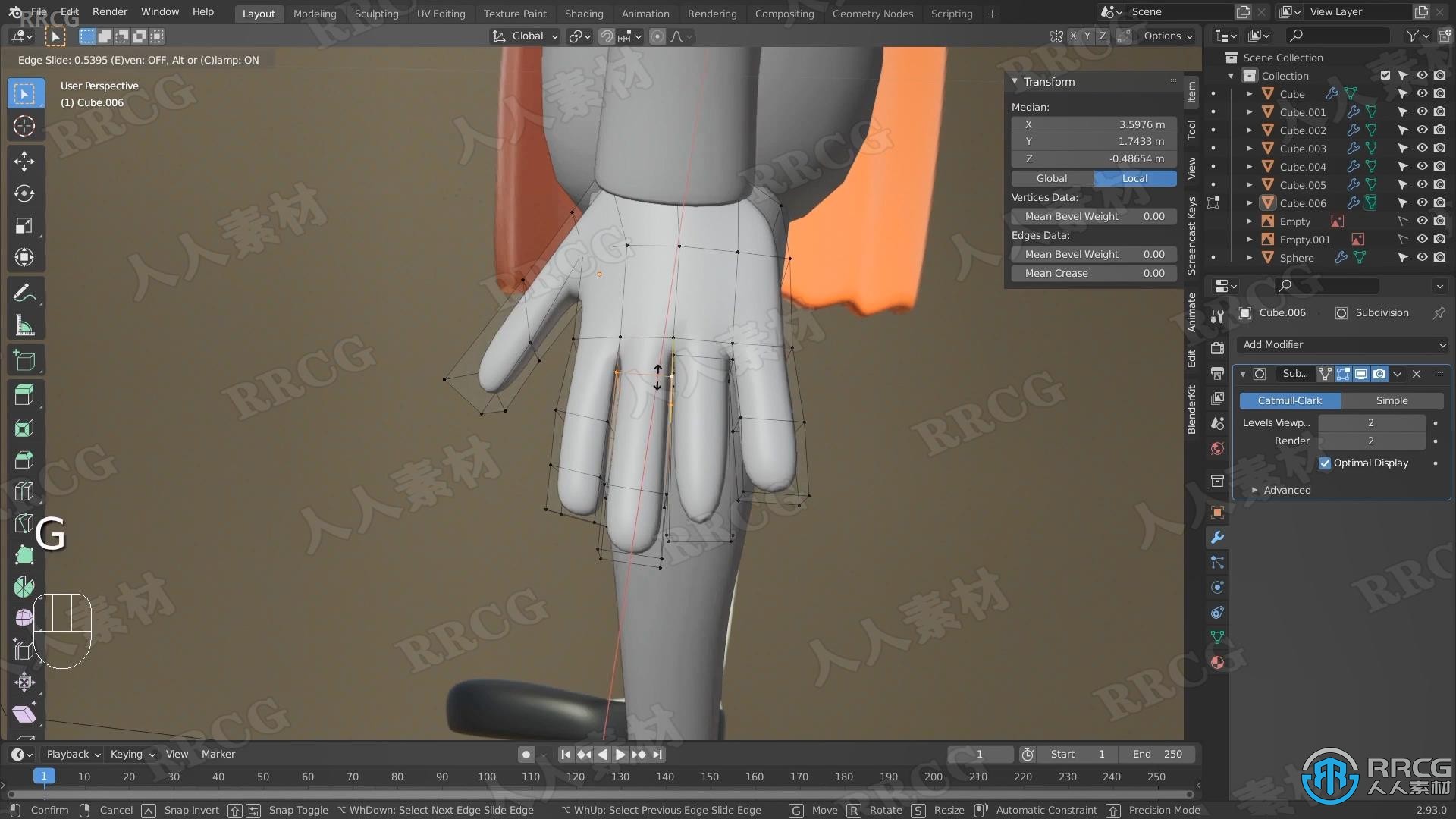 Blender影视《鱿鱼游戏》杀手娃娃模型实例制作视频教程