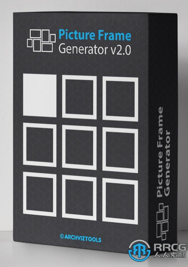 Picture Frame Generator画框生成器3dsmax脚本V2.0版