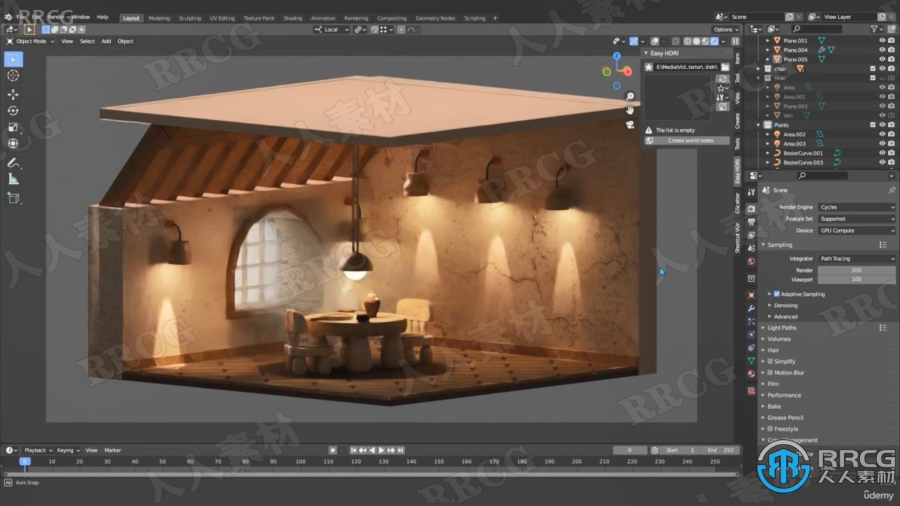 Blender 2.93全面核心技术训练视频教程