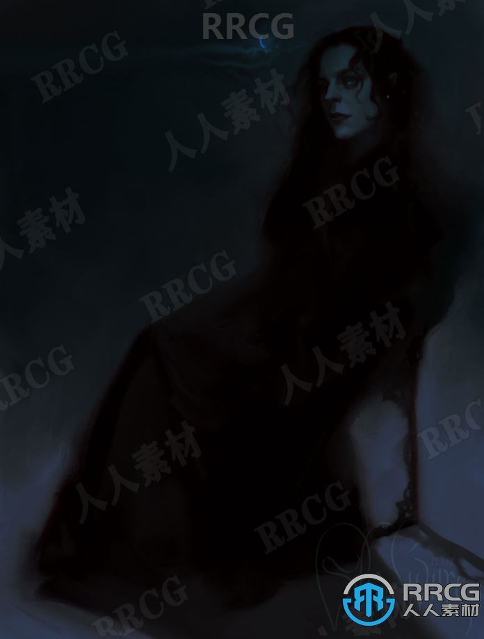 A站画师pauline-voss欧美写实风格角色原画插画集