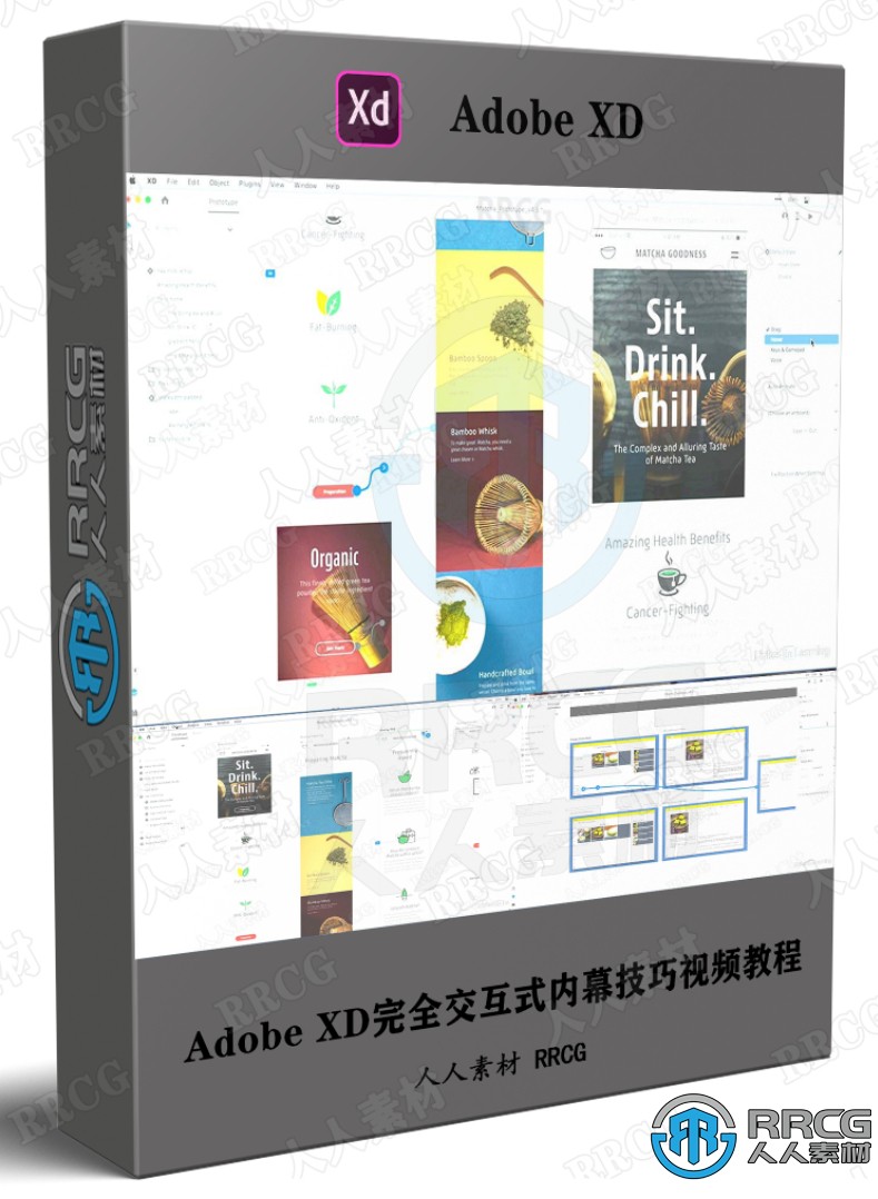 Adobe XD完全交互式内幕技巧视频教程