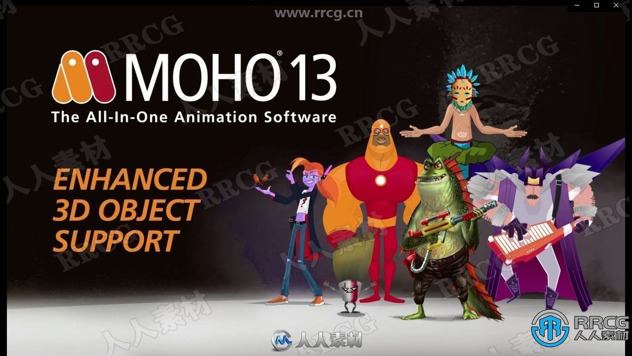 Smith Micro Moho Pro二维动画制作软件V13.5.2版