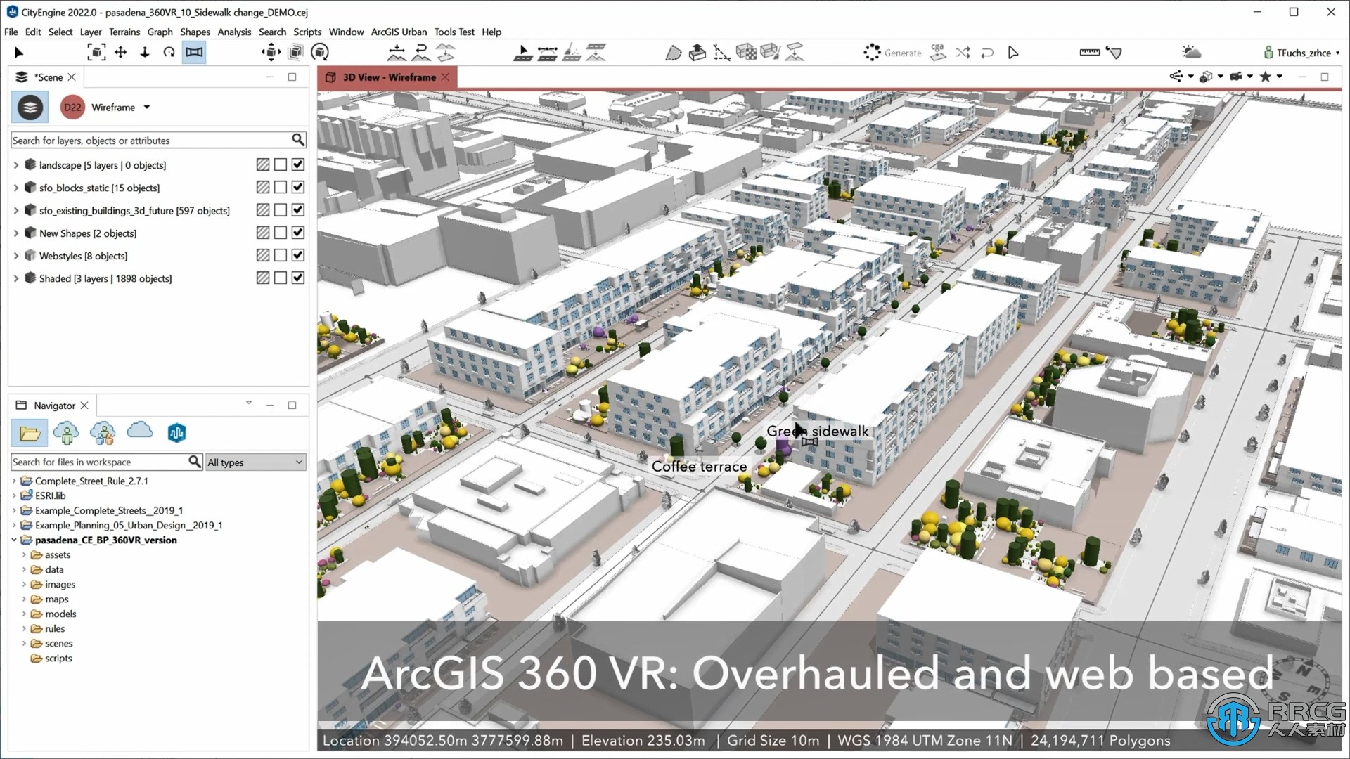 Esri发布了CityEngine 2021.1 新增导入OpenStreetMap建筑数据等功能