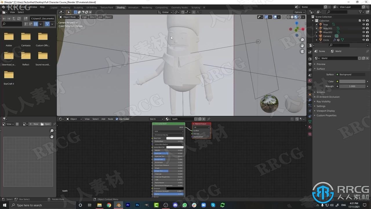 【中文字幕】Blender 3D角色建模绑定制作全流程视频教程