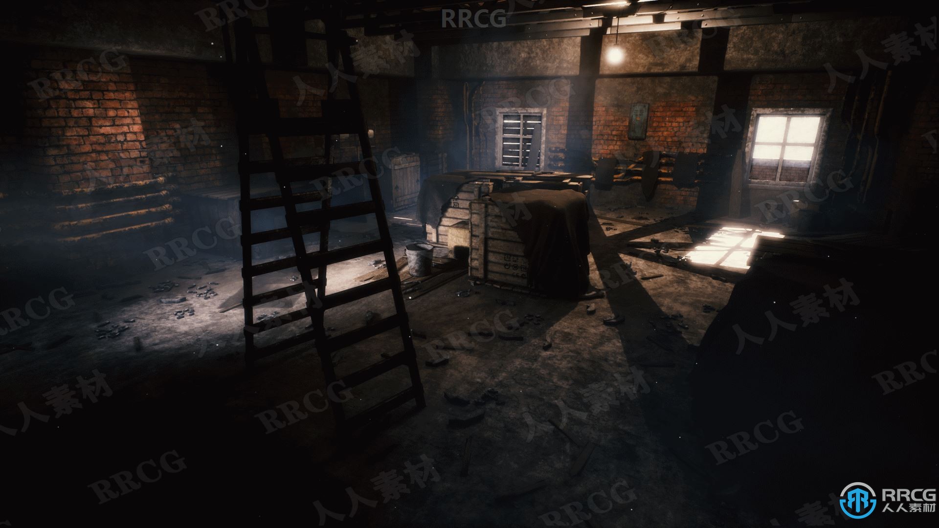 废弃未完工建筑场景Unreal Engine游戏素材资源