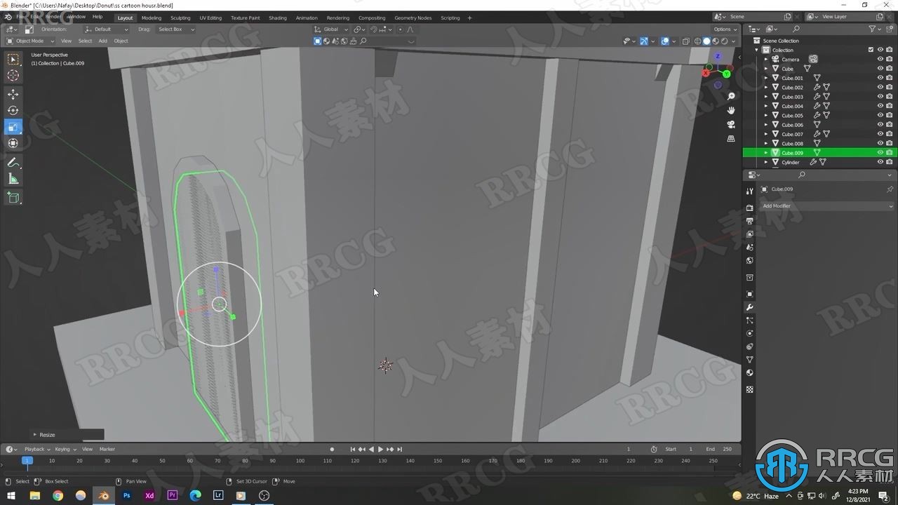 Blender卡通森林小屋实例制作视频教程