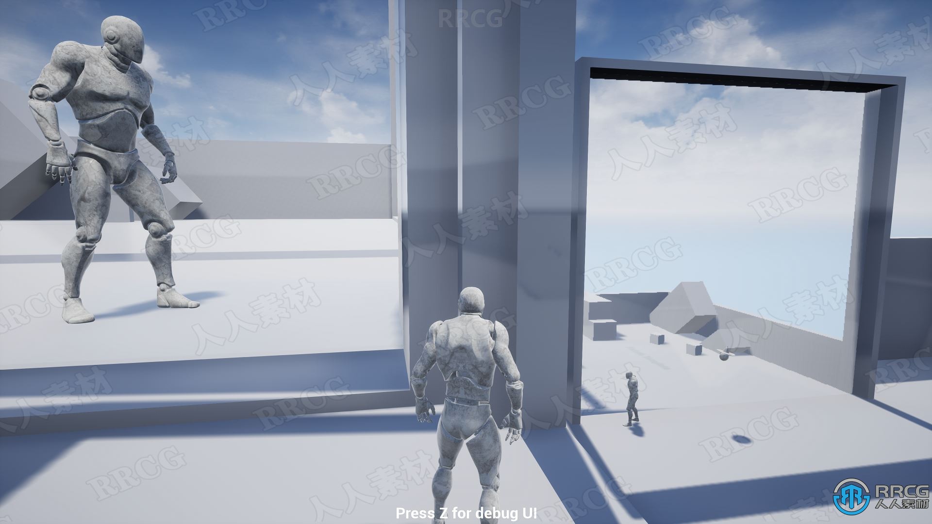 门户连接两个空间位置平滑传送Unreal Engine游戏素材资源