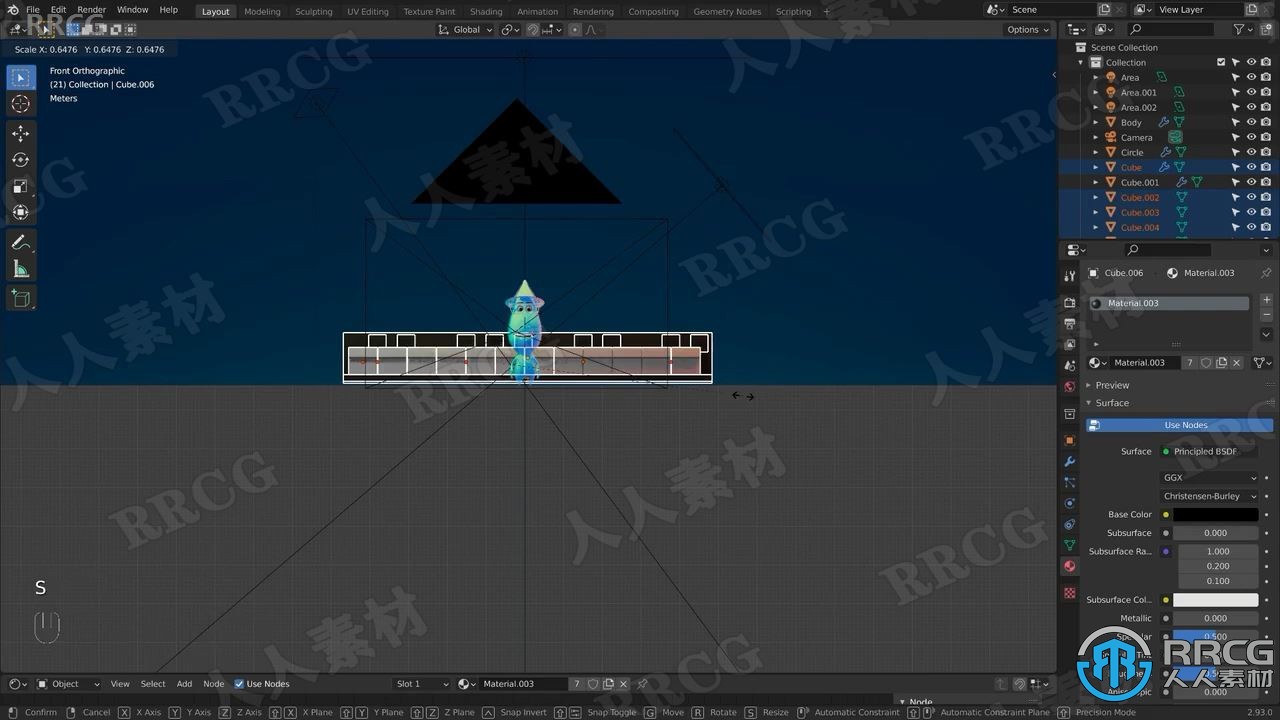 Blender皮克斯动画片《心灵奇旅》角色建模制作视频教程