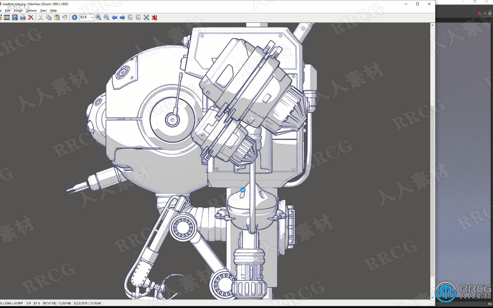 Maya与Arnold医疗无人机硬表面3D建模视频教程