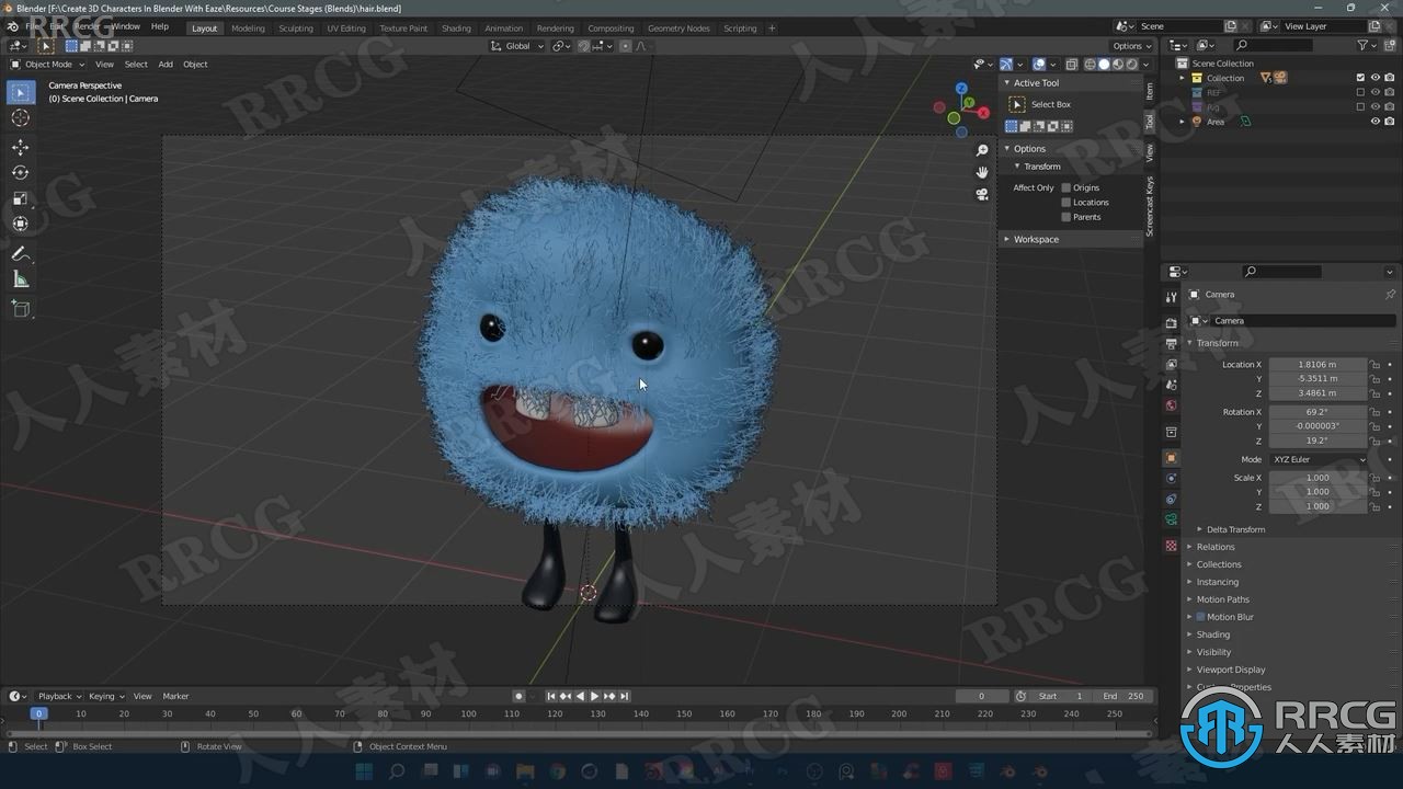 Blender 3.0三维角色动画实例制作训练视频教程