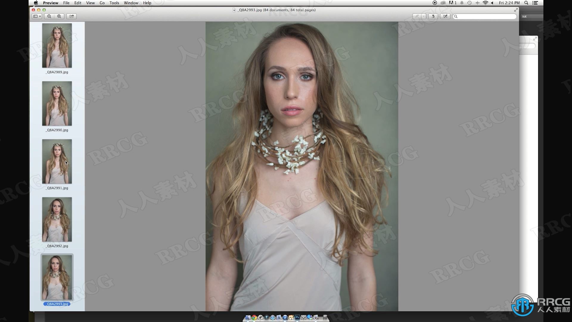 模特颈部展示珠宝首饰拍摄技巧工作流程视频教程