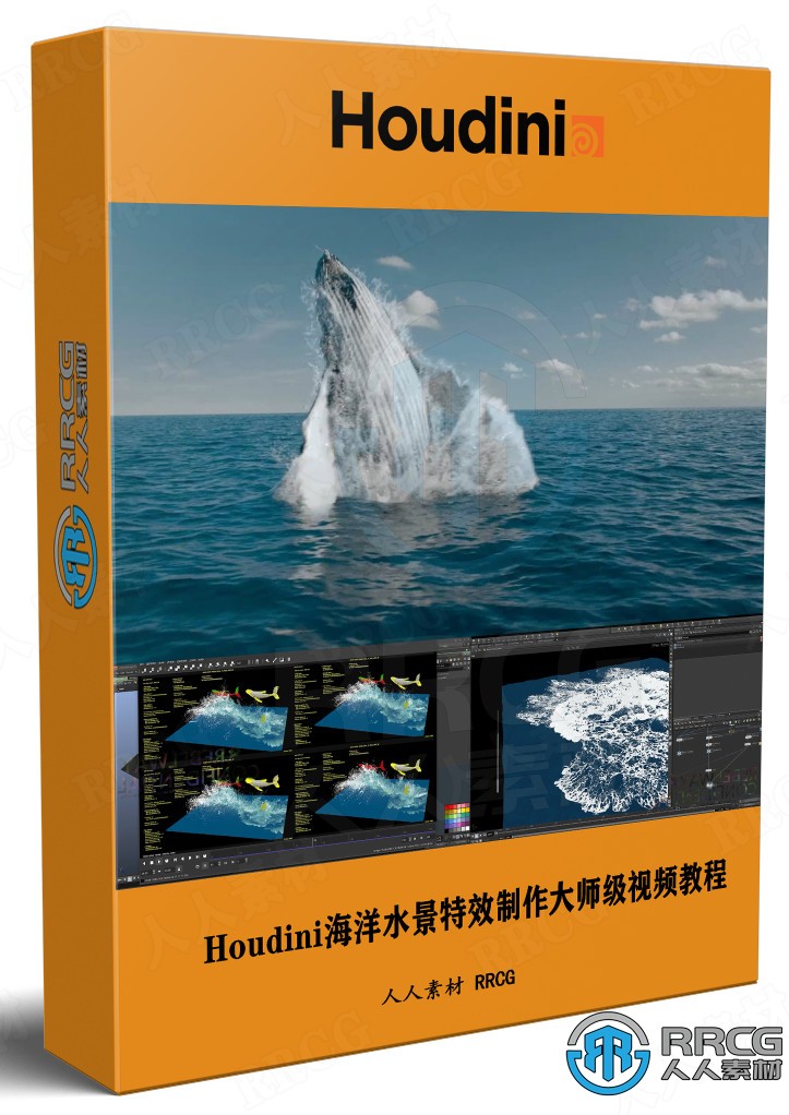 Houdini海洋水景特效制作大师级视频教程