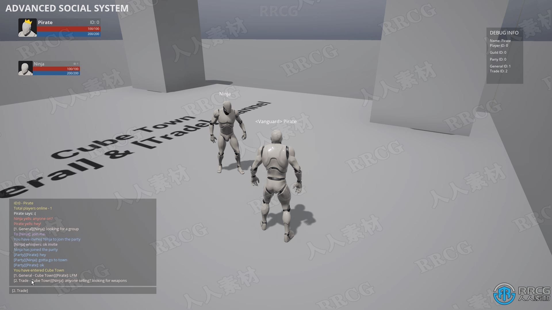 构建强大命令高级社交系统Unreal Engine游戏素材资源