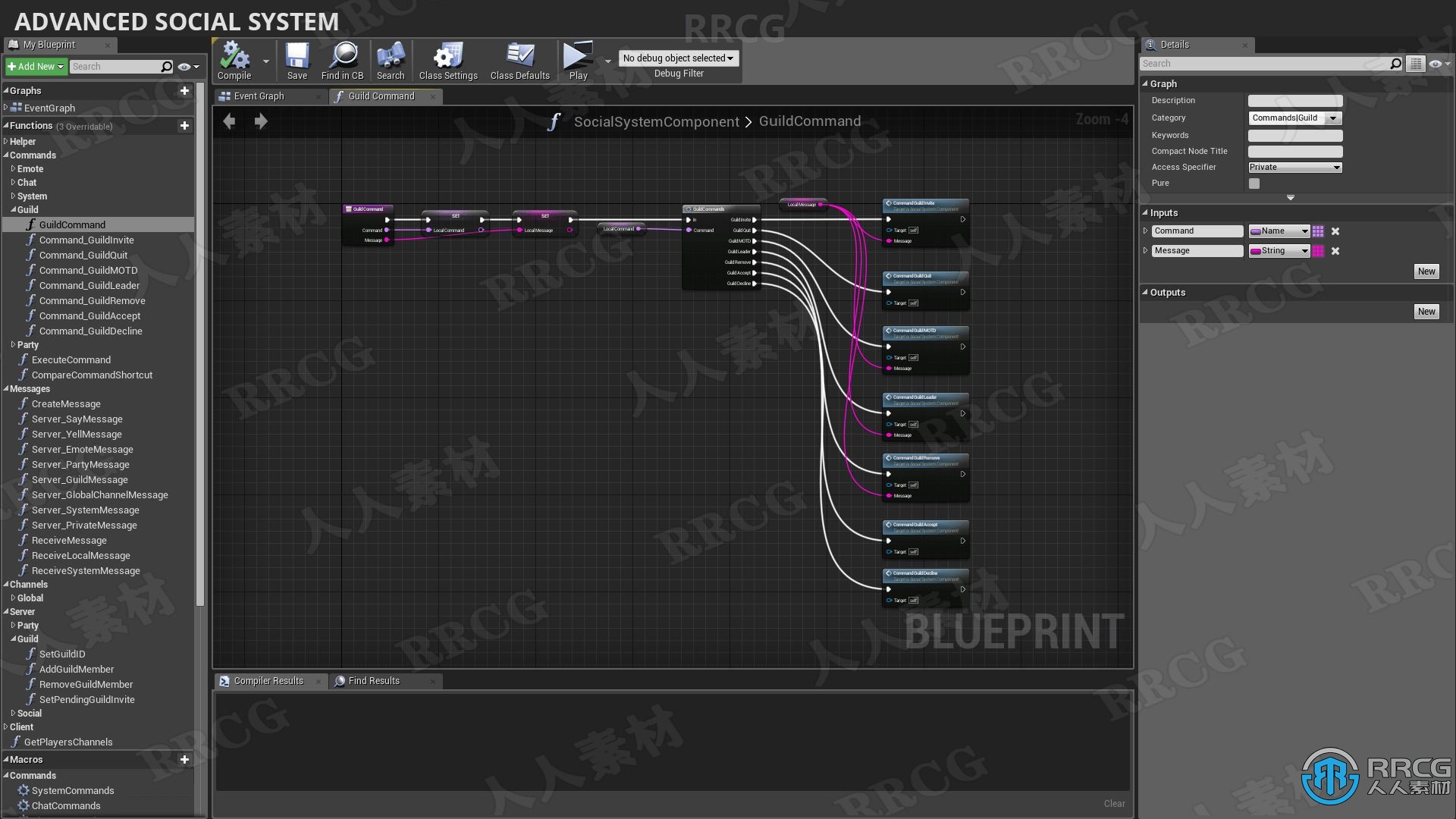 构建强大命令高级社交系统Unreal Engine游戏素材资源