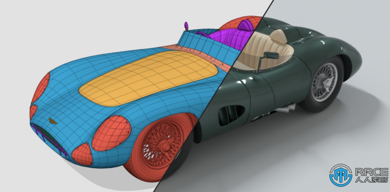 Colorframe Renders多彩线框渲染Blender插件V1.1.0版