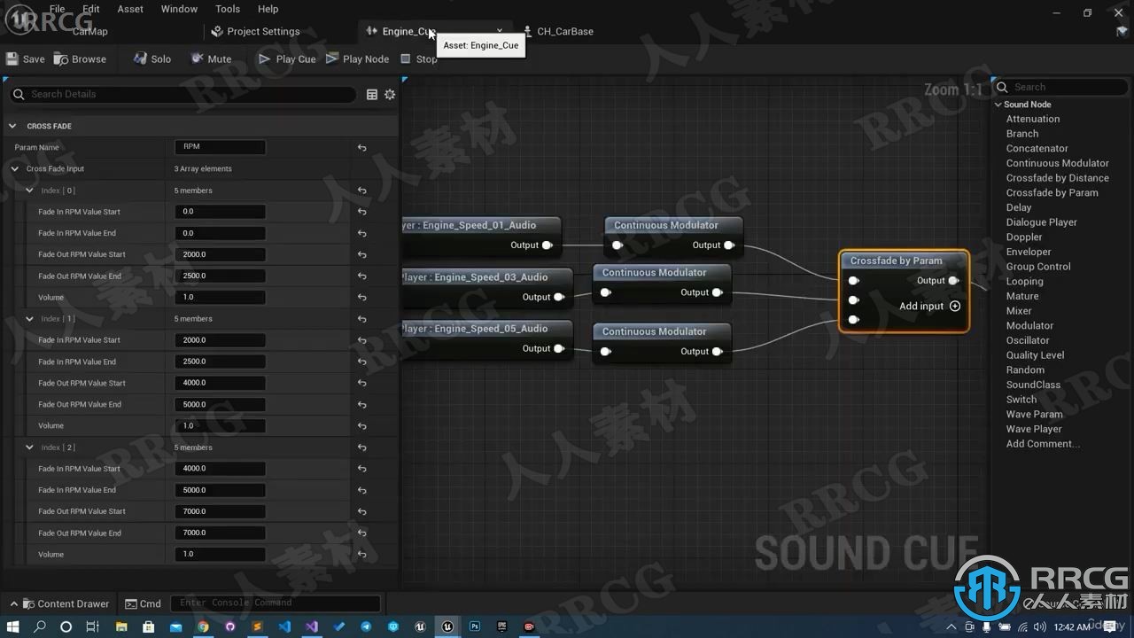 【中文字幕】UE5中C++语言制作竞速赛车游戏工作流程视频教程