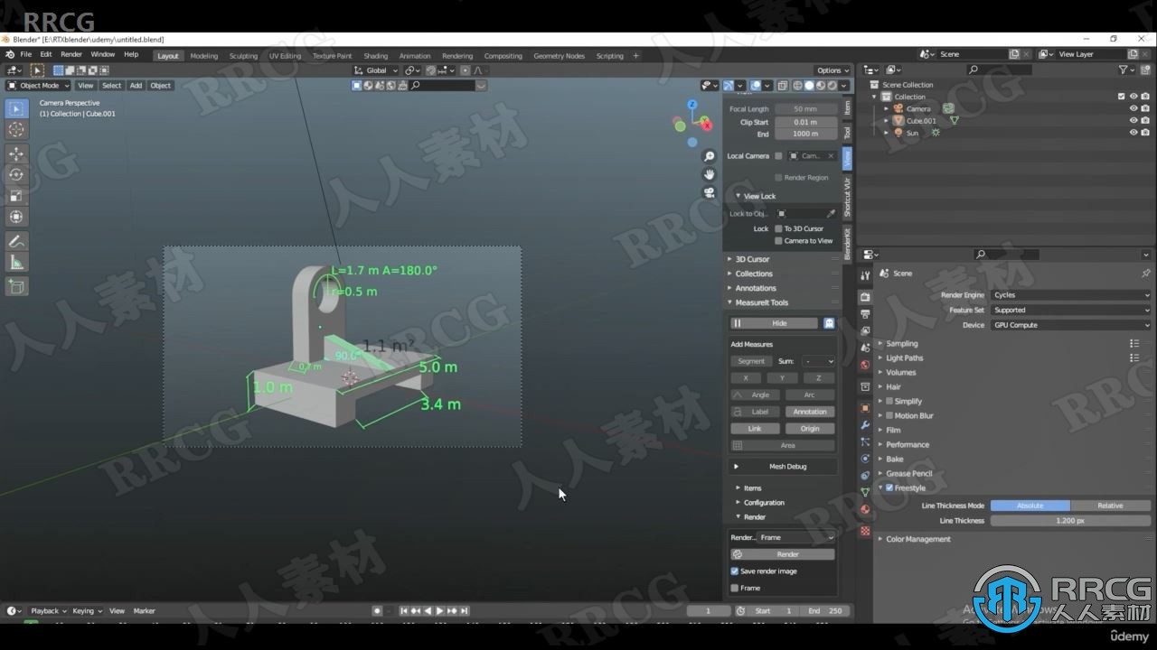 Blender 3D建模与附加组件功能技术训练视频教程