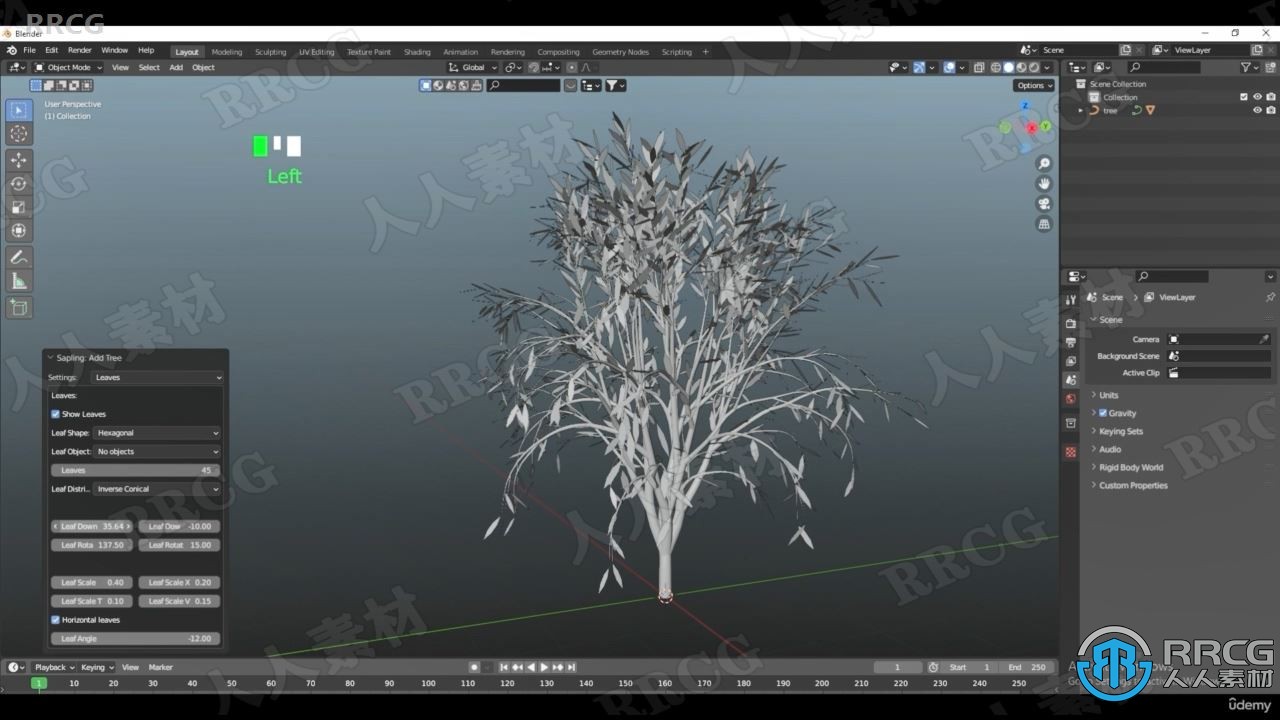 Blender 3D建模与附加组件功能技术训练视频教程