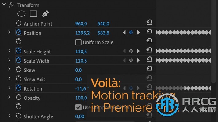 Auto Motion Tracker For Objects自动运动跟踪Premiere Pro插件V1.1.5版