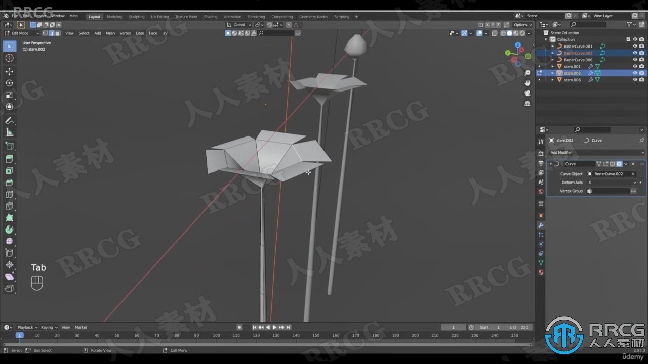 Blender自然植物环境场景实例制作视频教程