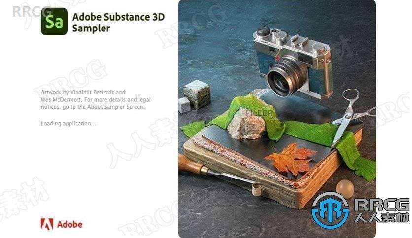 Substance 3D Sampler材质制作软件V3.2.1.1446版