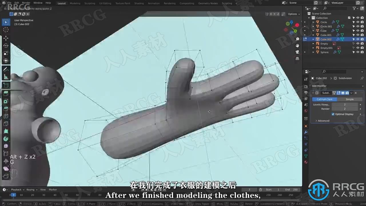 【中文字幕】Blender辛普森卡通3D角色建模实例制作视频教程