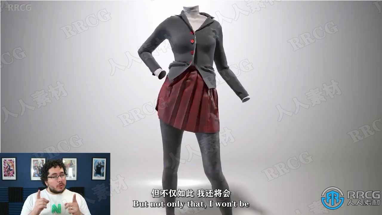 【中文字幕】Marvelous Designer 11服装建模设计从入门到精通视频教程