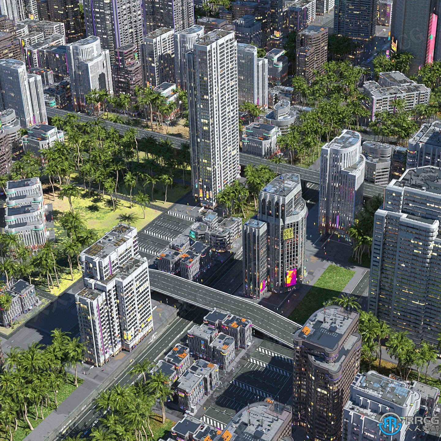 CityBuilder Pro三维建筑快速建模C4D插件