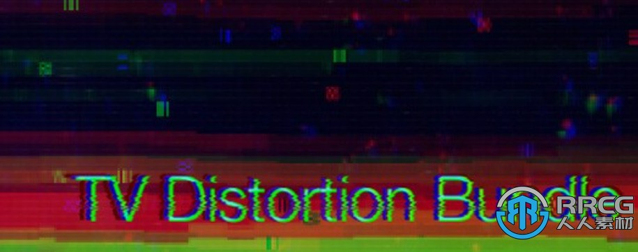 TV Distortion Bundle复古电视信号失真噪波噪点干扰雪花特效AE插件V2.7.2版