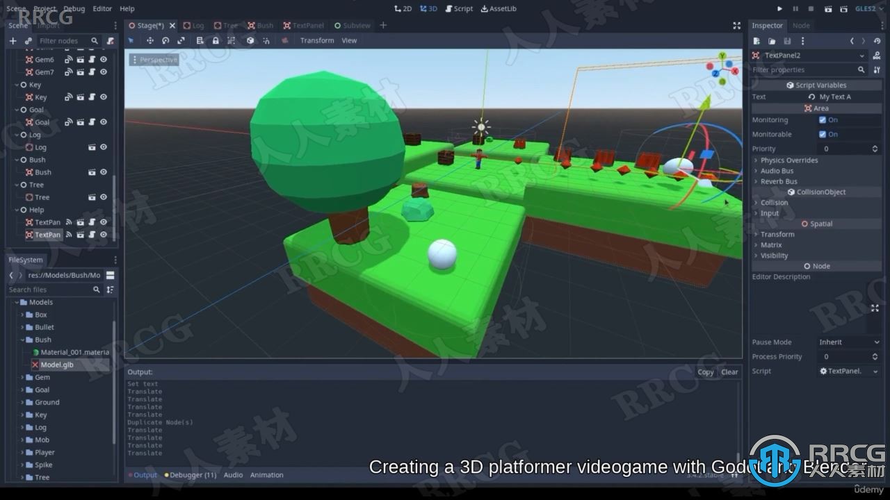 【中文字幕】Blender与Godot创建3D视频游戏训练视频教程