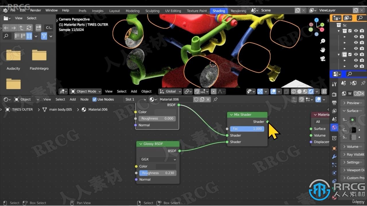 【中文字幕】Blender 3D火星车探测器建模完整制作流程视频教程