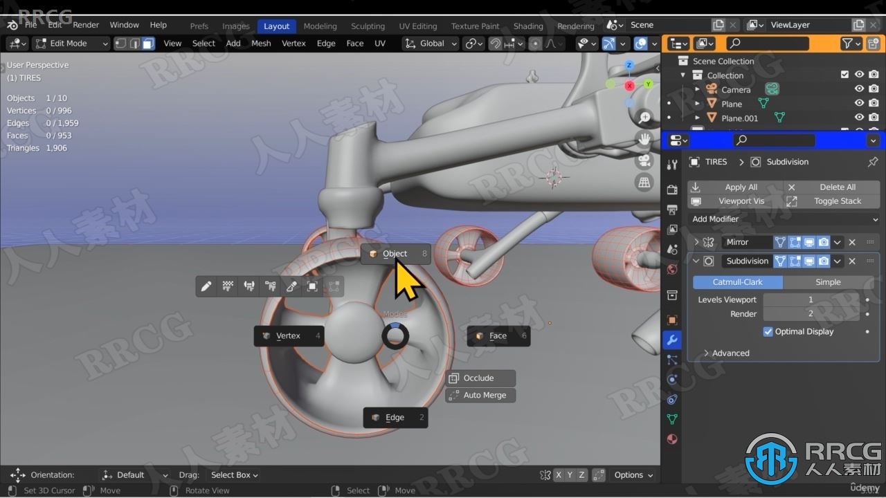 【中文字幕】Blender 3D火星车探测器建模完整制作流程视频教程