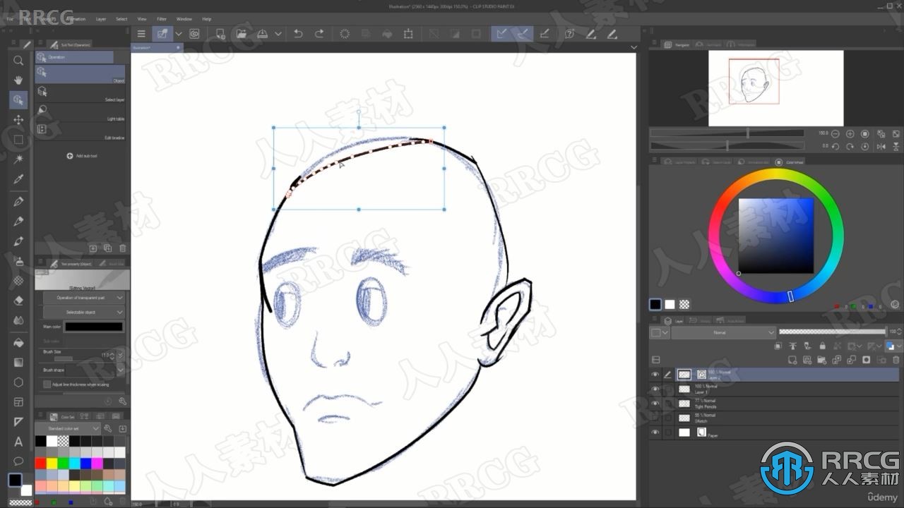 【中文字幕】Clip Studio Paint数字艺术创作工作流程视频教程