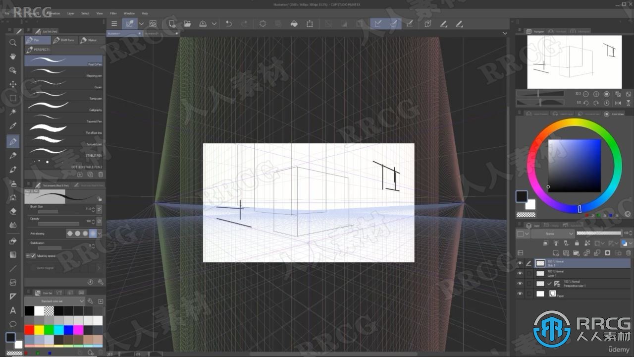 【中文字幕】Clip Studio Paint数字艺术创作工作流程视频教程